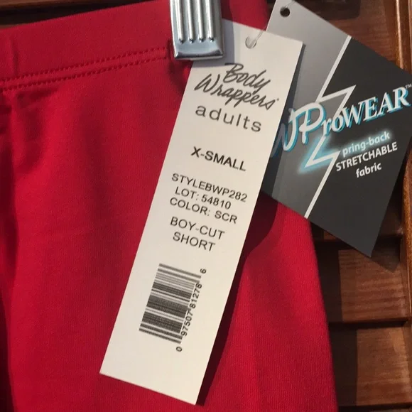 Body Wrappers Dance Shorts Size X-Small - Picture 2 of 2